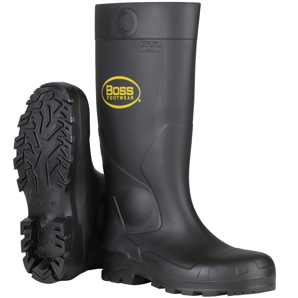 PIP BOSS Plain Toe Oversock 15" Work Boot