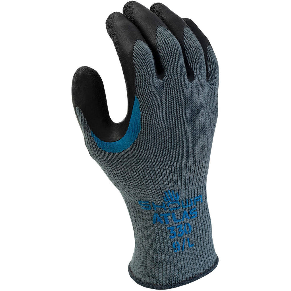 Showa Atlas 330 Double Dipped Latex Glove - Workman Glove And Safety